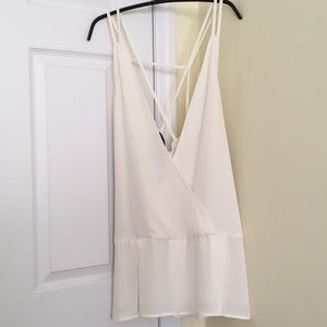 Nasty Gal deep V dress